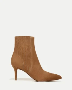 Veronica Beard Boots & Booties|Vb Classics>Lisa Mid-Heel Suede Bootie in
