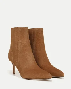 Veronica Beard Boots & Booties|Vb Classics>Lisa Mid-Heel Suede Bootie in
