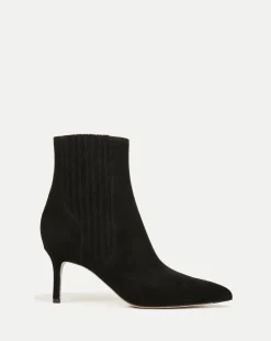 Veronica Beard Boots & Booties|Vb Classics>Lisa Mid-Heel Suede Bootie in