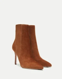 Veronica Beard Boots & Booties|Vb Classics>Lisa Suede Stiletto-Heel Bootie