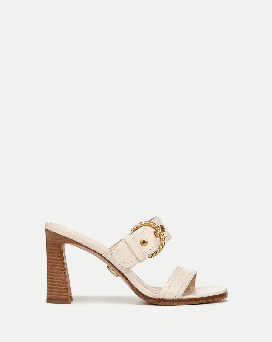 Veronica Beard Sandals>Margaux Leather Buckle Sandle|