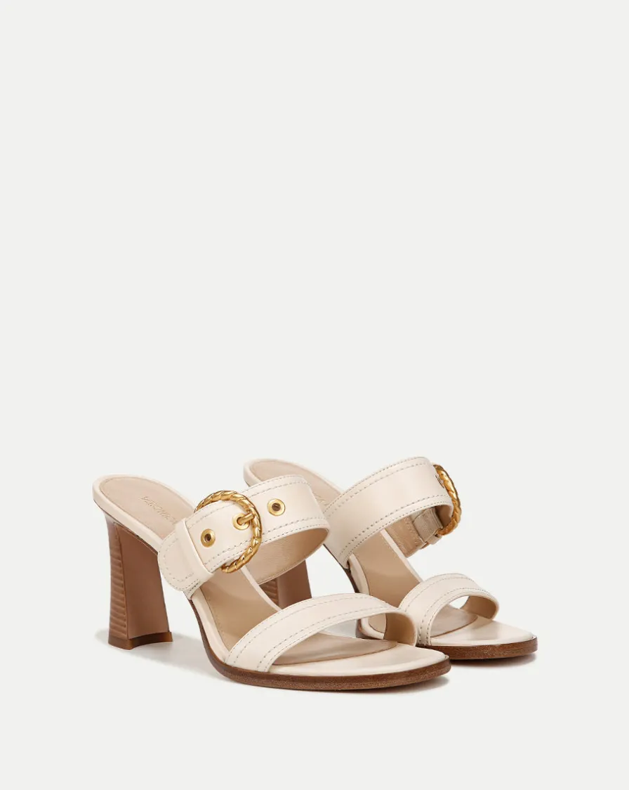 Veronica Beard Sandals>Margaux Leather Buckle Sandle|