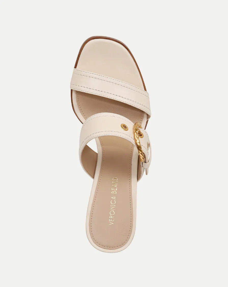 Veronica Beard Sandals>Margaux Leather Buckle Sandle|