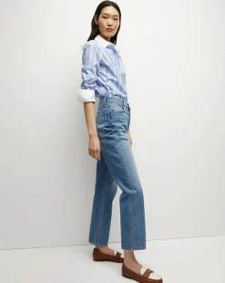 Veronica Beard Tops>Marisol Poplin Shirt in