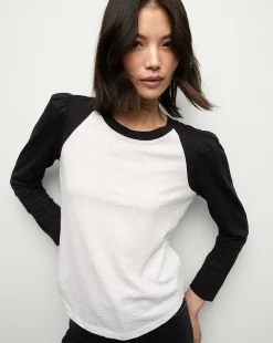 Veronica Beard Tops|Vb Classics>Mason Baseball Tee in