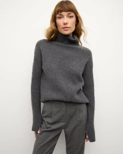 Veronica Beard Sweaters|Tops>Matilda Merino Cashmere Turtleneck in