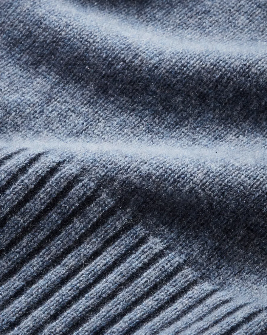 Veronica Beard Sweaters|Tops>Mazzy Cashmere Turtleneck in Smoke Blue