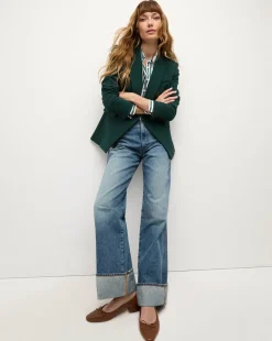 Veronica Beard Jackets & Outerwear|Matching Sets>Miller Dickey Jacket in Dark Green