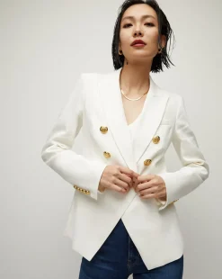 Veronica Beard Jackets & Outerwear|Vb Classics>Miller Women's Linen Dickey Jacket in