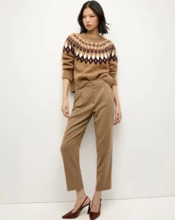 Veronica Beard Pants|The Veronicas' Favorites>Netta Pant in Heather Russet