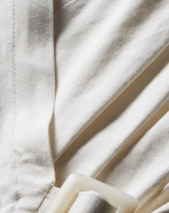 Veronica Beard Dresses>Octavia Stretch-Linen Wrap Dress