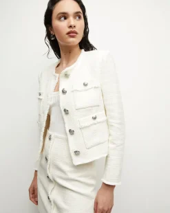 Veronica Beard Jackets & Outerwear>Olbia Tweed Jacket in