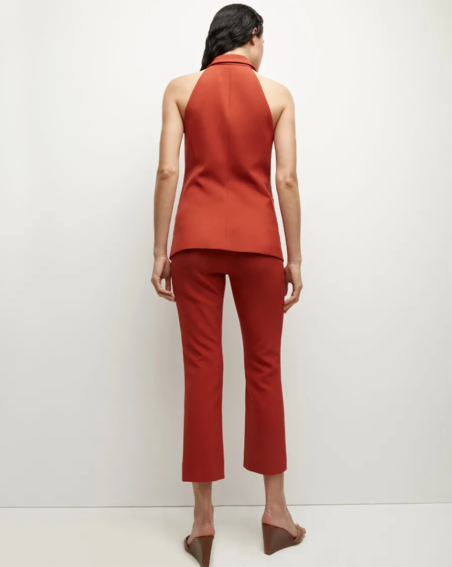 Veronica Beard Jackets & Outerwear|Tops>Orlinda Vest in Brick Red