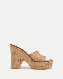 Veronica Beard Sandals>Paulita Cork Wedge Sandal
