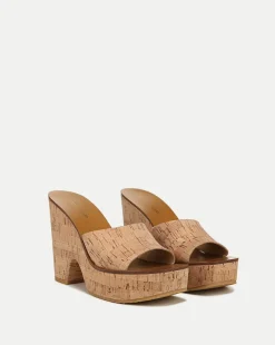 Veronica Beard Sandals>Paulita Cork Wedge Sandal