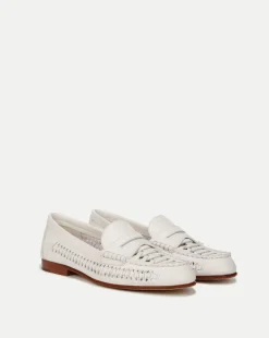 Veronica Beard Flats & Loafers>Penny Woven Leather Loafer