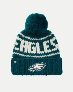 Veronica Beard Accessories|The Gift Guide>Philadelphia Eagles Beanie in Midnight Green