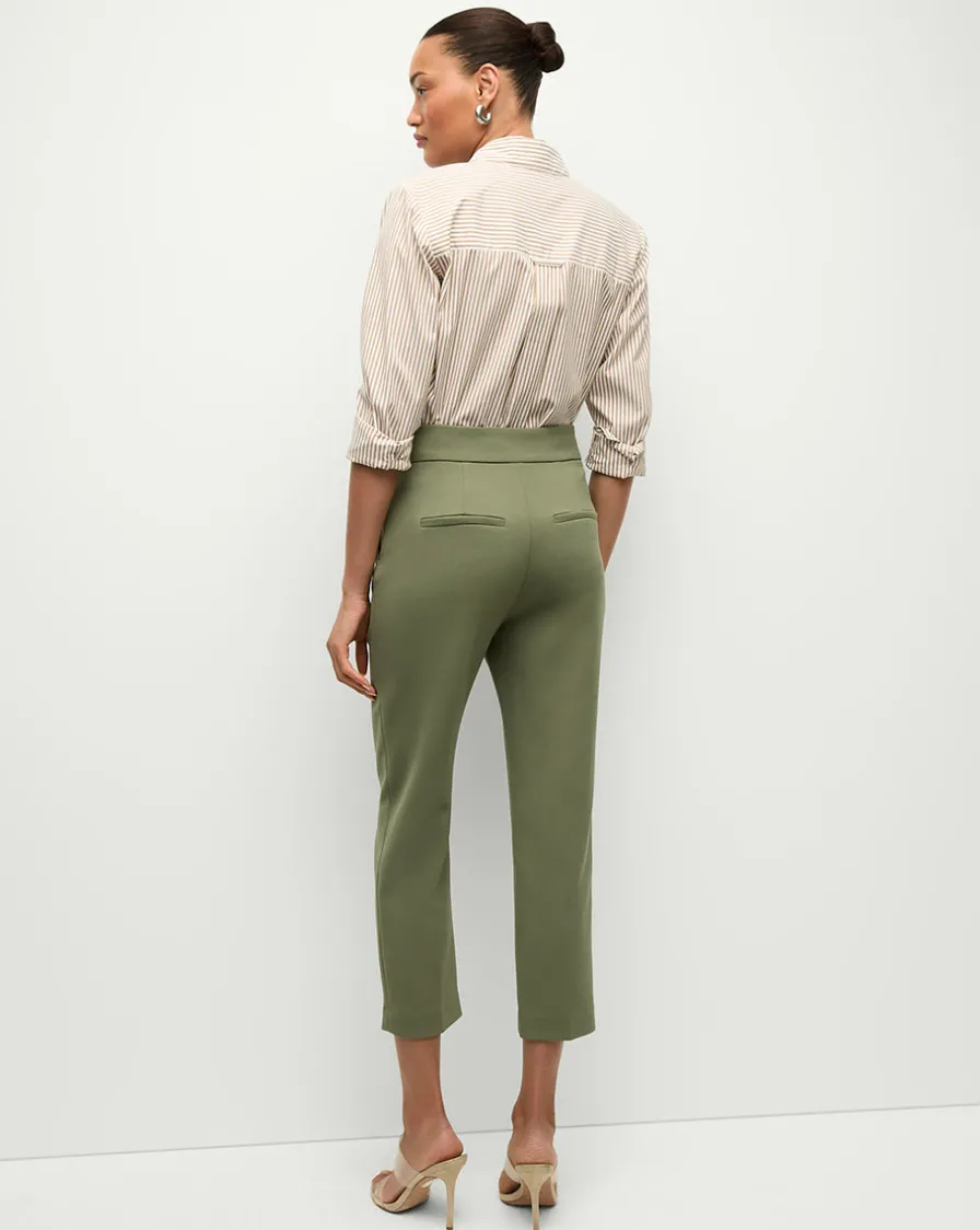Veronica Beard Pants|Matching Sets>Renzo Pant in Stone Army