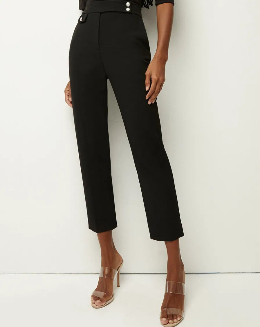 Veronica Beard Pants|Extended Sizes>Renzo Slim-Leg Pant
