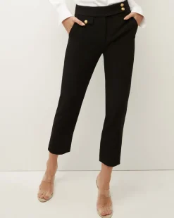 Veronica Beard Pants|Extended Sizes>Renzo Slim-Leg Pant