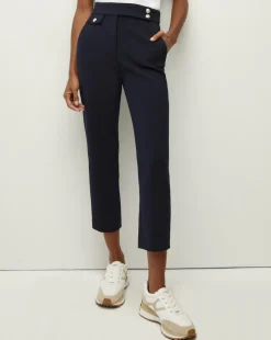 Veronica Beard Pants|Extended Sizes>Renzo Slim-Leg Pant