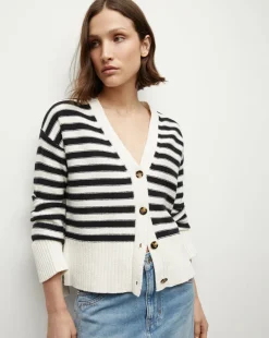 Veronica Beard Sweaters|Tops>Saylor Cotton Cardigan in