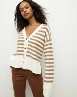 Veronica Beard Sweaters|Tops>Saylor Cotton Cardigan in