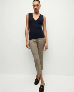 Veronica Beard Tops|Sweaters>Sid V-Neck Sleeveless Pullover in