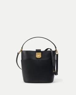Veronica Beard Shoulder Bags|The Gift Guide>Small Crest Lock Bucket Bag in