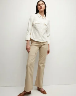 Veronica Beard Tops>Tivi Denim Shirt in