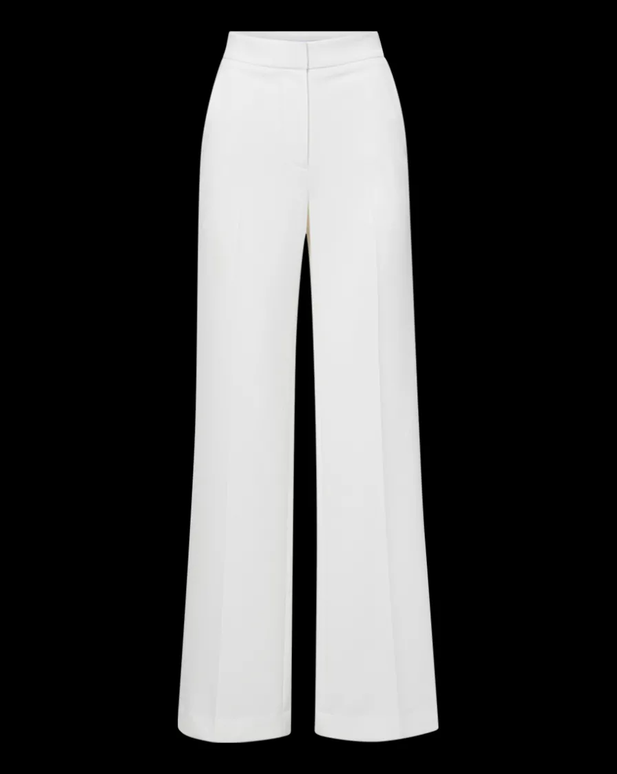 Veronica Beard Pants|Matching Sets>Tonelli Tuxedo Stripe Pant in White