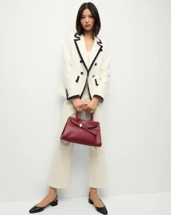 Veronica Beard Crossbody Bags|The Gift Guide>Dash Bag in Burgundy Leather