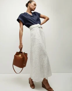 Veronica Beard Skirts & Shorts>Vintry Eyelet Skirt