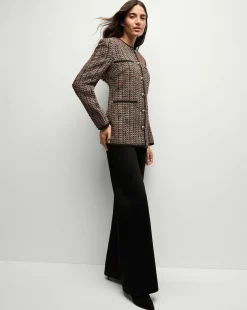 Veronica Beard Jackets & Outerwear>Watkins Dickey Jacket in Grey Multi