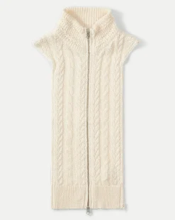 Veronica Beard Dickeys>Zander Cable-Knit Dickey in